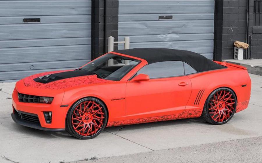 Chevrolet Camaro Convertible on Forgiato Wheels (Blocco-ECL) '2019